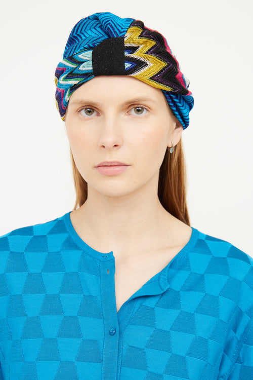 Missoni Multi Colour Woven Head Wrap