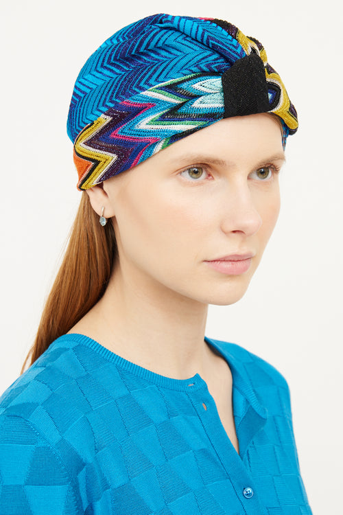 Missoni Multi Colour Woven Head Wrap