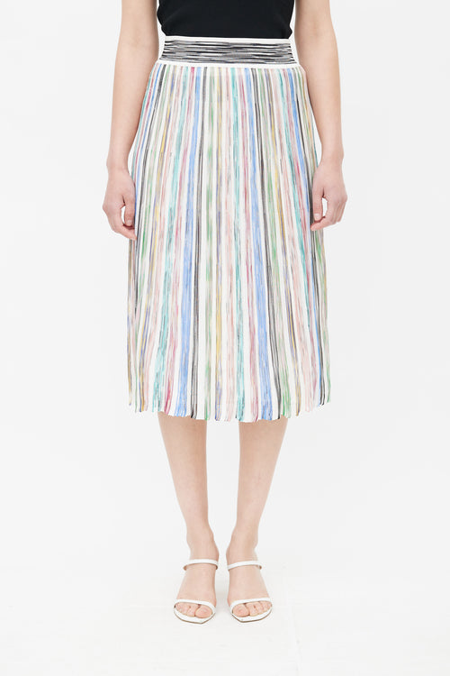 Missoni Multicolour Stripe Knit Skirt