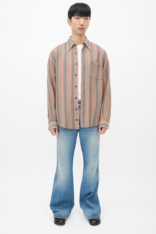 Missoni Multicolour Striped Woven Shirt