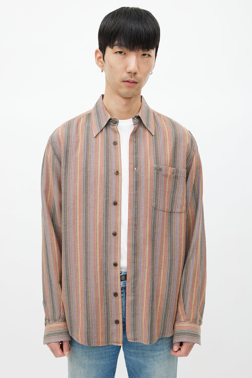 Missoni Multicolour Striped Woven Shirt