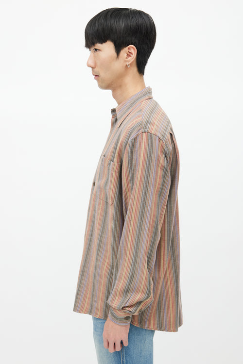 Missoni Multicolour Striped Woven Shirt