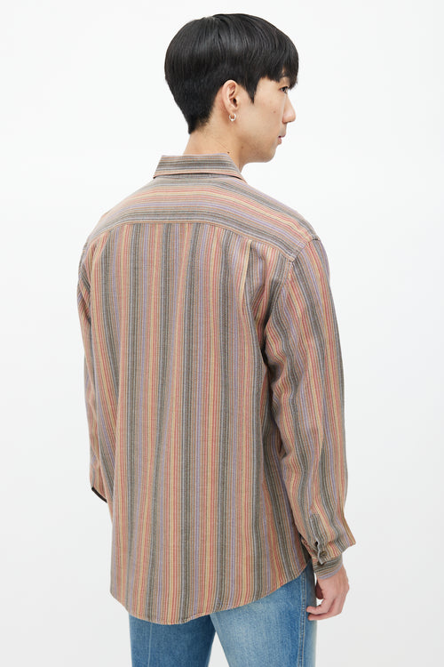 Missoni Multicolour Striped Woven Shirt