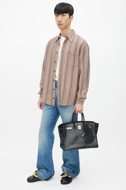 Missoni Multicolour Striped Woven Shirt