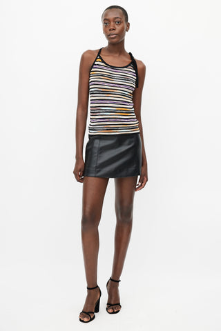 Missoni Orange 
Multicolour Knit Stripe Tank