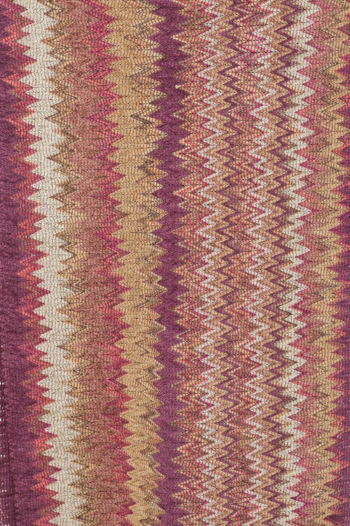 Missoni Purple 
Multicolour Velour Knit Scarf