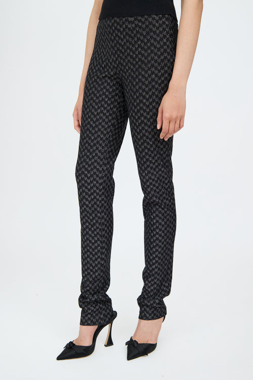 Missoni Black 
Silver Knit Pant