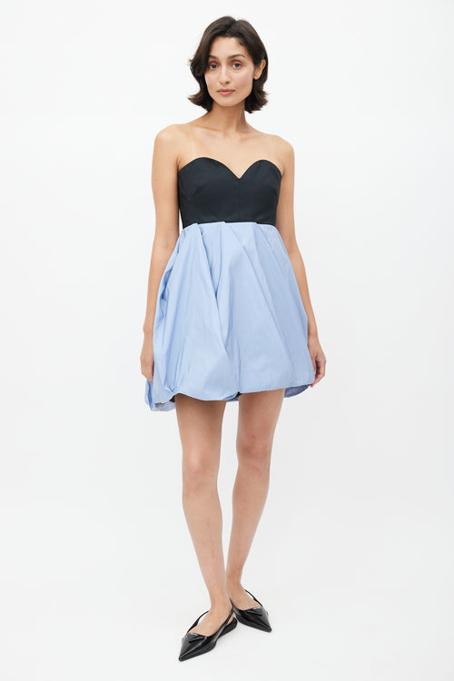 Miu Miu Black 
Blue Bubble Dress