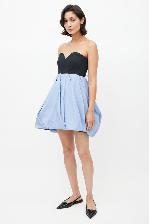 Miu Miu Black 
Blue Bubble Dress