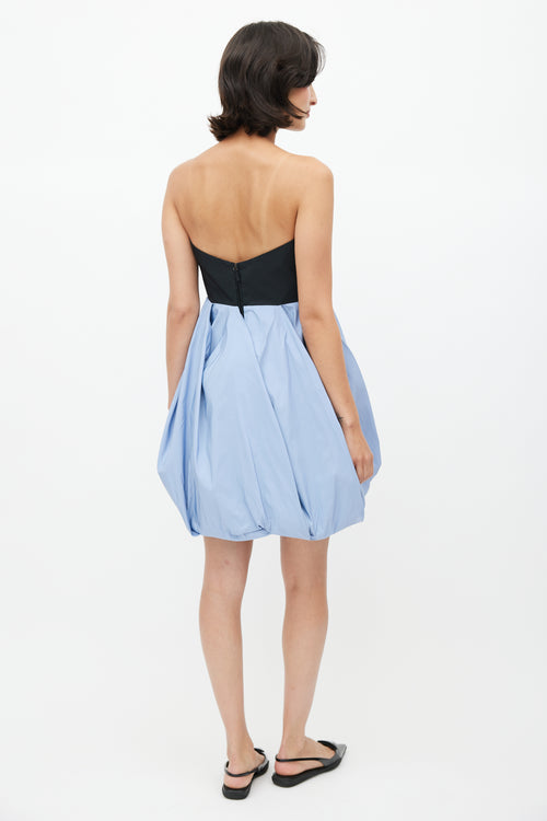 Miu Miu Black 
Blue Bubble Dress