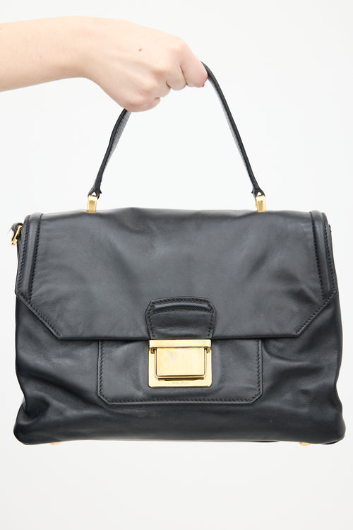 Miu Miu Black Leather Crossbody Bag