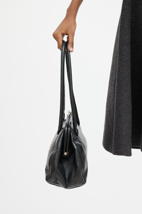 Miu Miu Black Leather Shoulder Bag