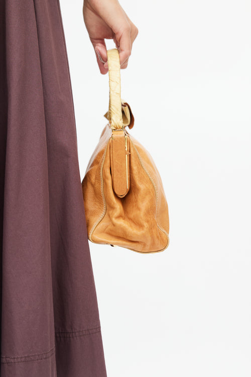 Miu Miu Brown Leather Bow Bag