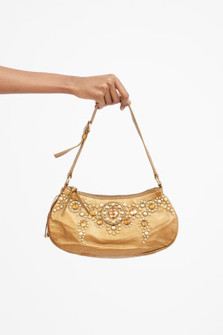 Leather Embellished Bag