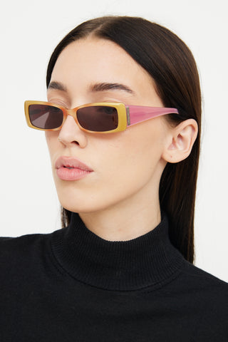 Miu Miu Pink 
Gold SMU03D Sunglasses