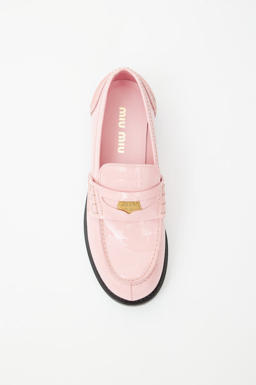 Pink Patent Penny Loafer