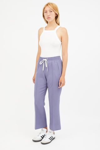 Miu Miu Purple Straight Leg Trouser