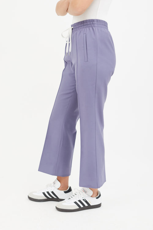 Miu Miu Purple Straight Leg Trouser