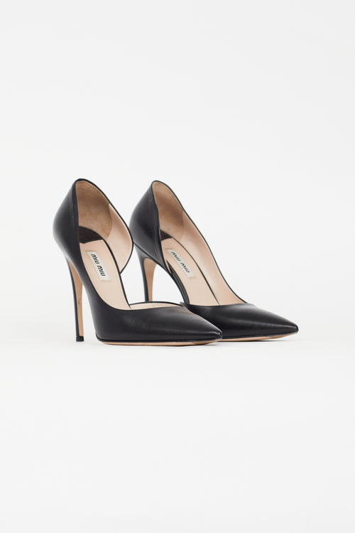 Miu Miu Black Leather D
Orsay Pump