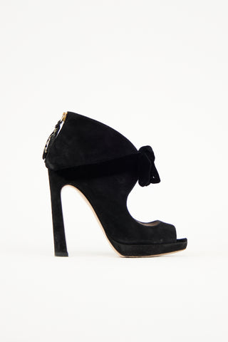 Miu Miu Suede 
Velvet Bow Heel