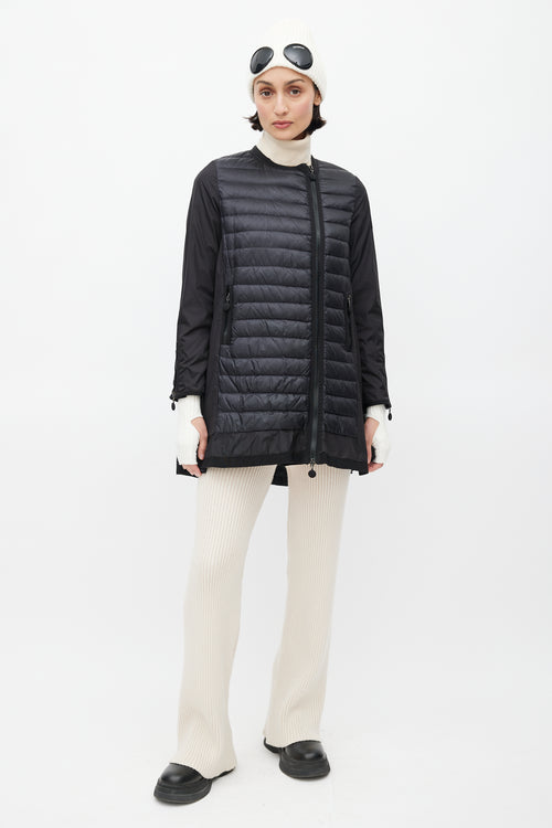 Moncler Black Arielle Giubotto Quilted Down Jacket