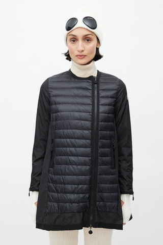 Moncler Black Arielle Giubotto Quilted Down Jacket