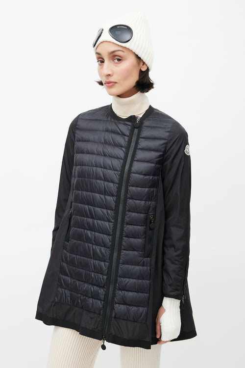 Moncler Black Arielle Giubotto Quilted Down Jacket