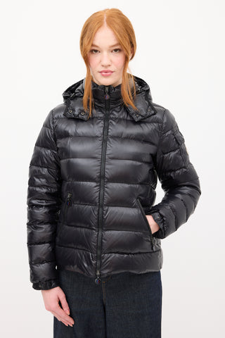 Moncler Black Down 
Nylon Bady Puffer Jacket