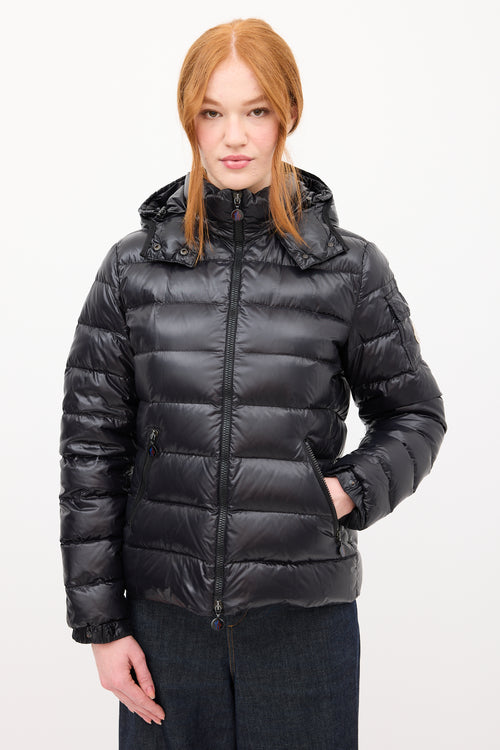 Moncler Black Down 
Nylon Bady Puffer Jacket