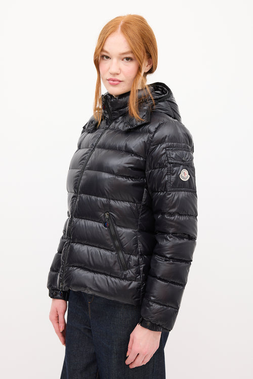 Moncler Black Down 
Nylon Bady Puffer Jacket