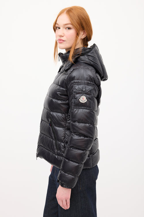 Moncler Black Down 
Nylon Bady Puffer Jacket