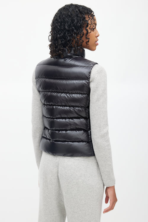 Moncler Black Down Puffer Vest