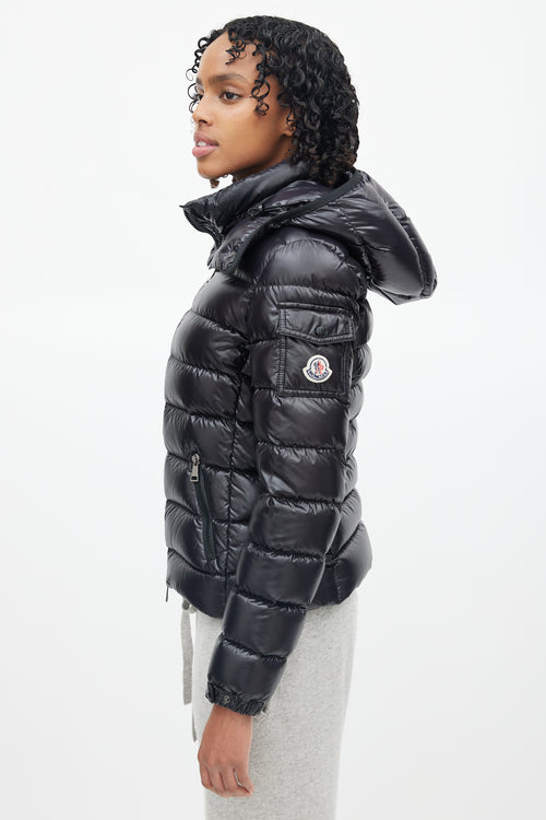 Moncler Black Badyfur Down Puffer Jacket