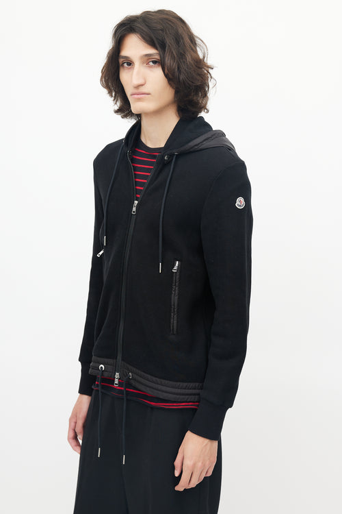 Moncler Black Maglia Hoodie