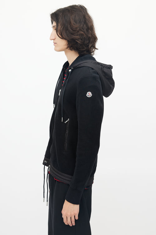 Moncler Black Maglia Hoodie