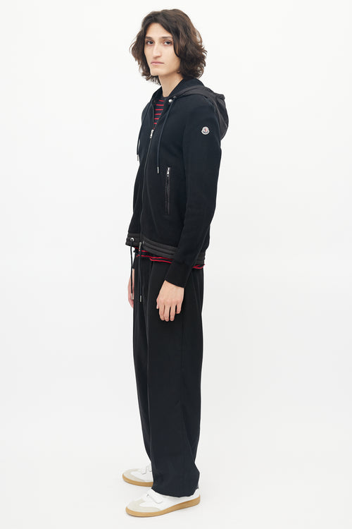 Moncler Black Maglia Hoodie