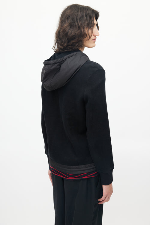 Moncler Black Maglia Hoodie