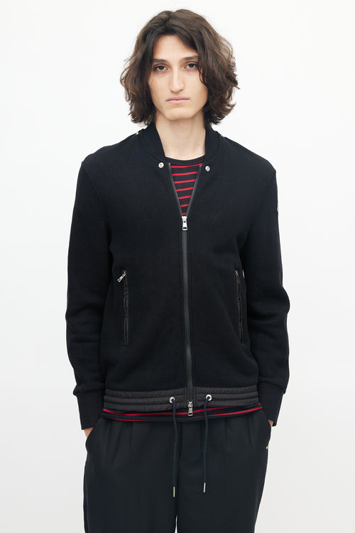 Moncler Black Maglia Hoodie