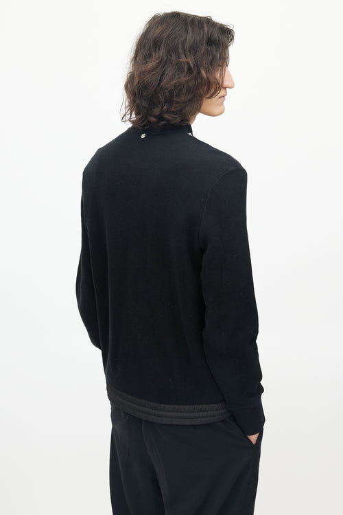 Moncler Black Maglia Hoodie