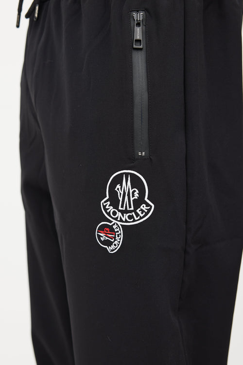 Moncler Black 
Multicolour Striped Jogger