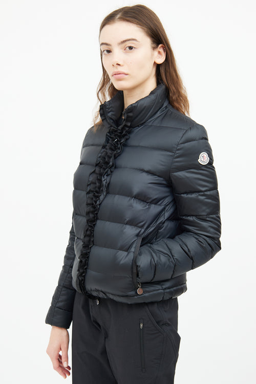 Moncler Black Oxalis Giubbotto Puffer Coat