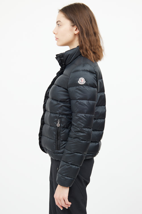 Moncler Black Oxalis Giubbotto Puffer Coat