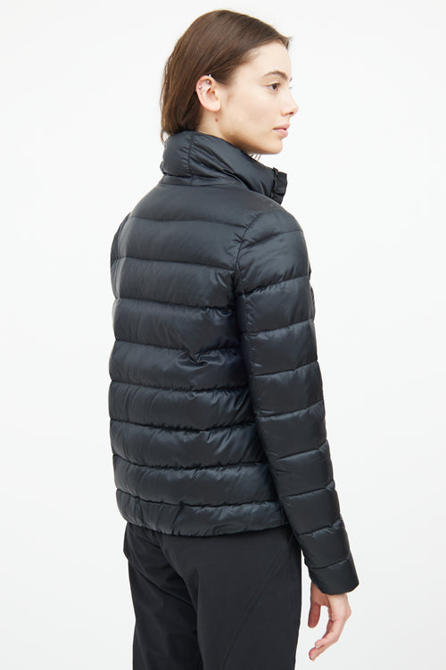 Moncler Black Oxalis Giubbotto Puffer Coat