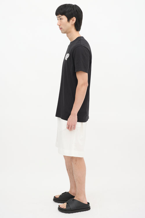 Moncler Black Patch Logo T-Shirt