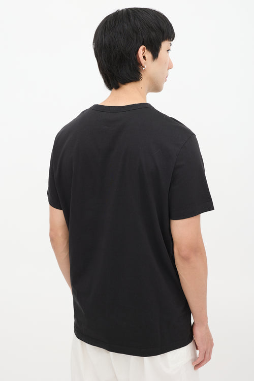 Moncler Black Patch Logo T-Shirt