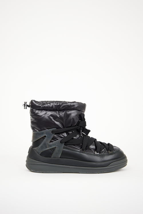 Moncler Black Puffer Insolux Snow Boot