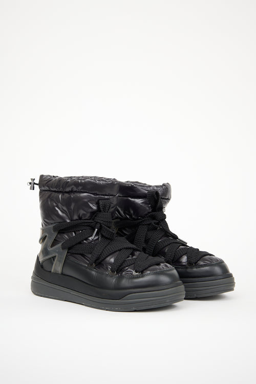 Moncler Black Puffer Insolux Snow Boot