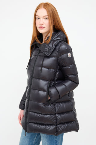 Moncler Black Quilted Down Suyen Parka