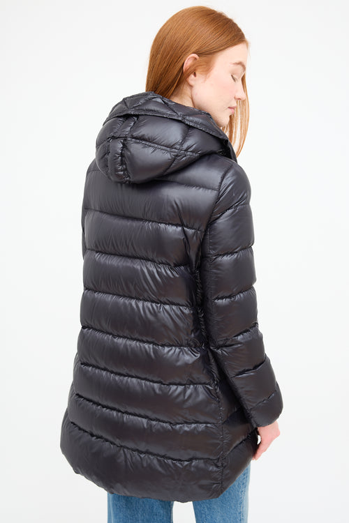 Moncler Black Quilted Down Suyen Parka