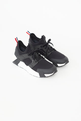 Moncler Black Neoprene Lunarove Sneaker